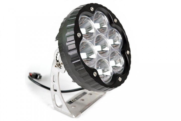 2 St. 70W ULtralux LED Zusatz Fernscheinwerfer 40° 11.000lm TÜV zugelassen  LIGHTPARTZ, LED Scheinwerfer mit E-Kennung, LED Light