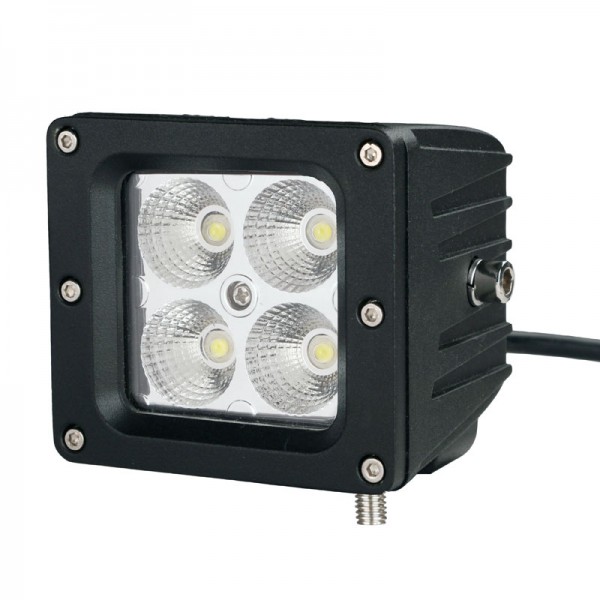 LIGHTPARTZ® LED Arbeitsscheinwerfer 20W 3 1400lm Flood Light 60° 10-30V  OFFROAD, LED Fluter, LED Light